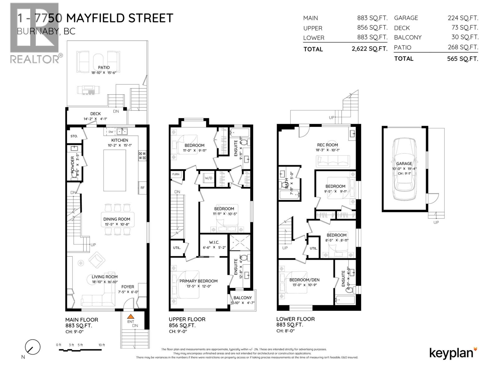 1 7750 Mayfield Street, Burnaby, British Columbia  V5E 2J6 - Photo 2 - R3056621