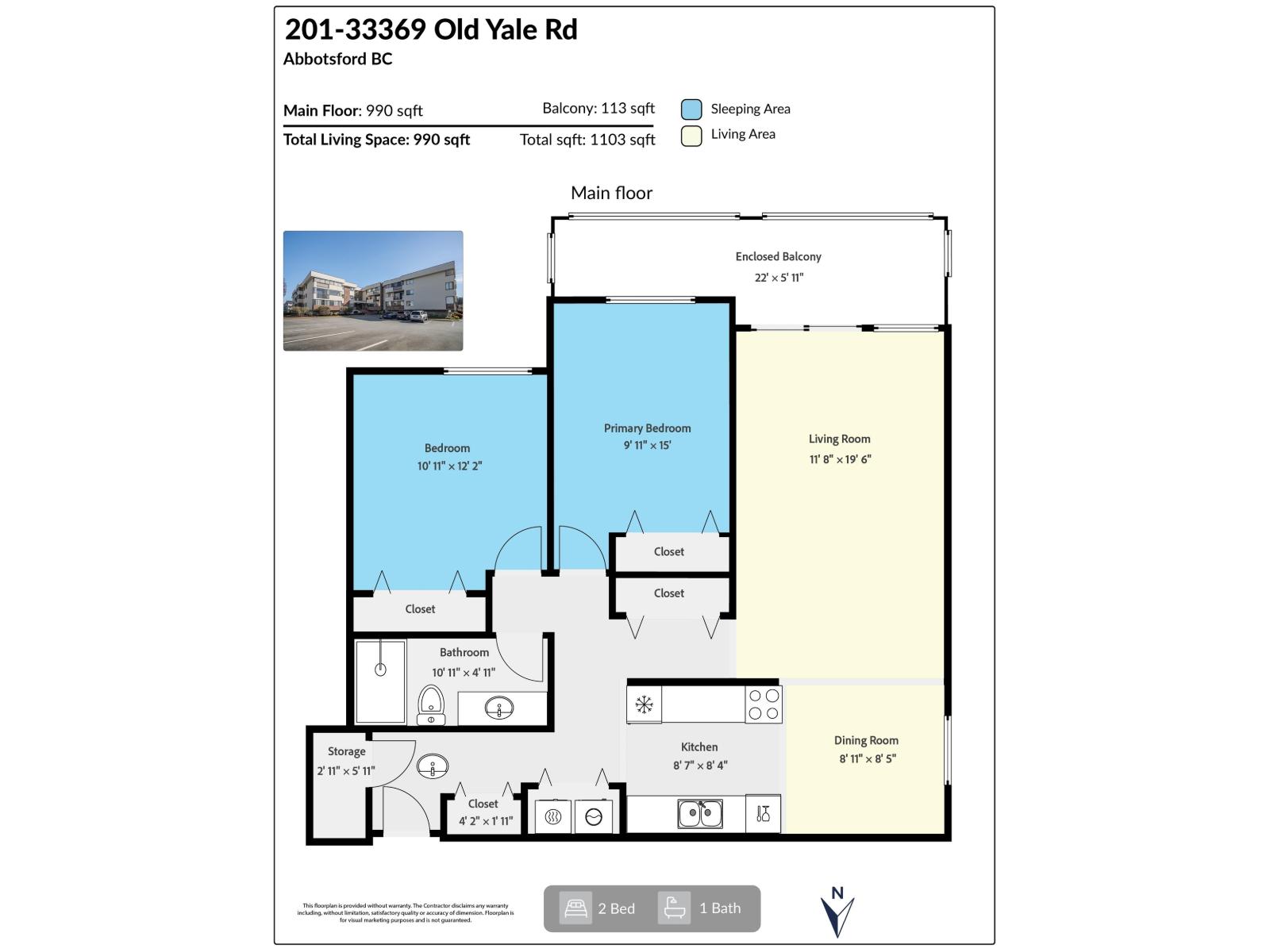 201 33369 Old Yale Road, Abbotsford, British Columbia  V2S 2J6 - Photo 2 - R3030382