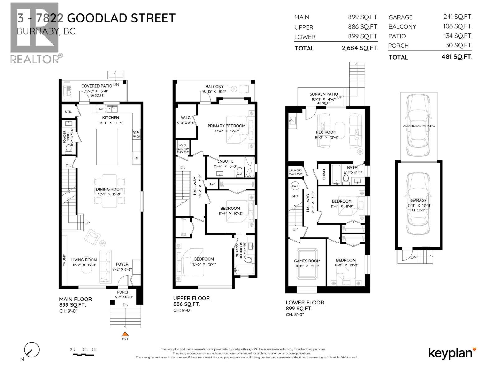 3 7822 Goodlad Street, Burnaby, British Columbia  V5E 2H6 - Photo 2 - R3056671