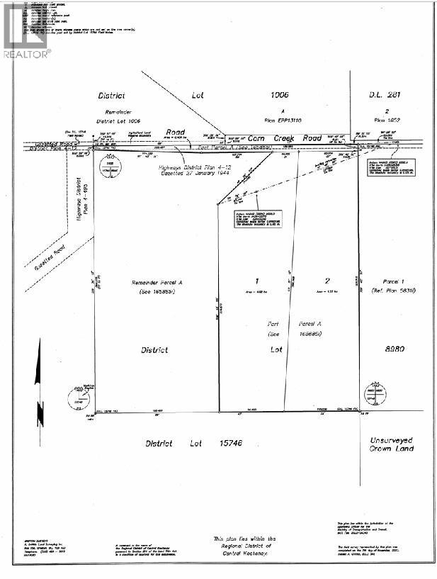 Lot 1 Corn Creek Road, Creston, British Columbia  V0B 1G7 - Photo 11 - 10365295