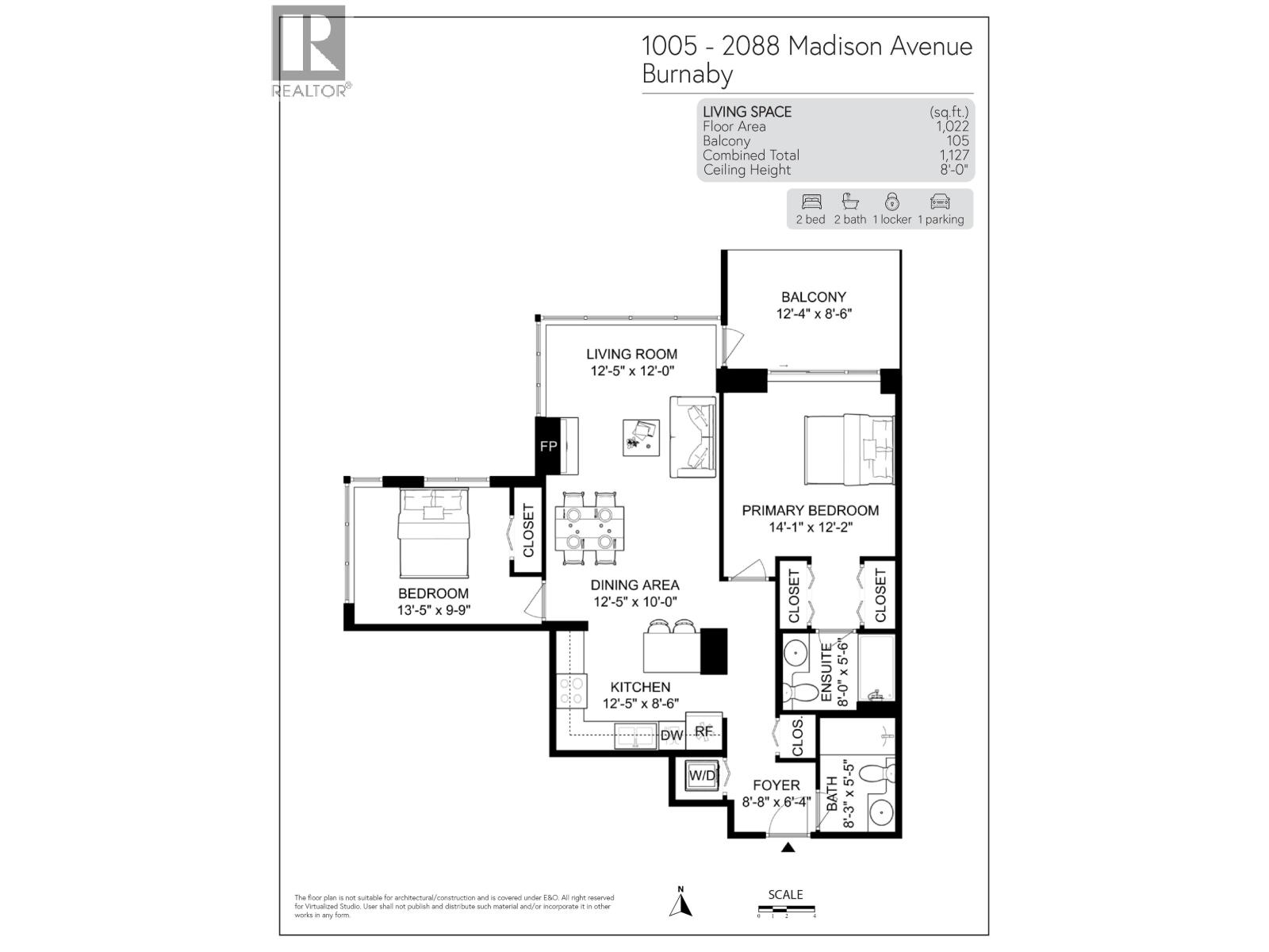 1005 2088 Madison Avenue, Burnaby, British Columbia  V5C 6T5 - Photo 30 - R3011774
