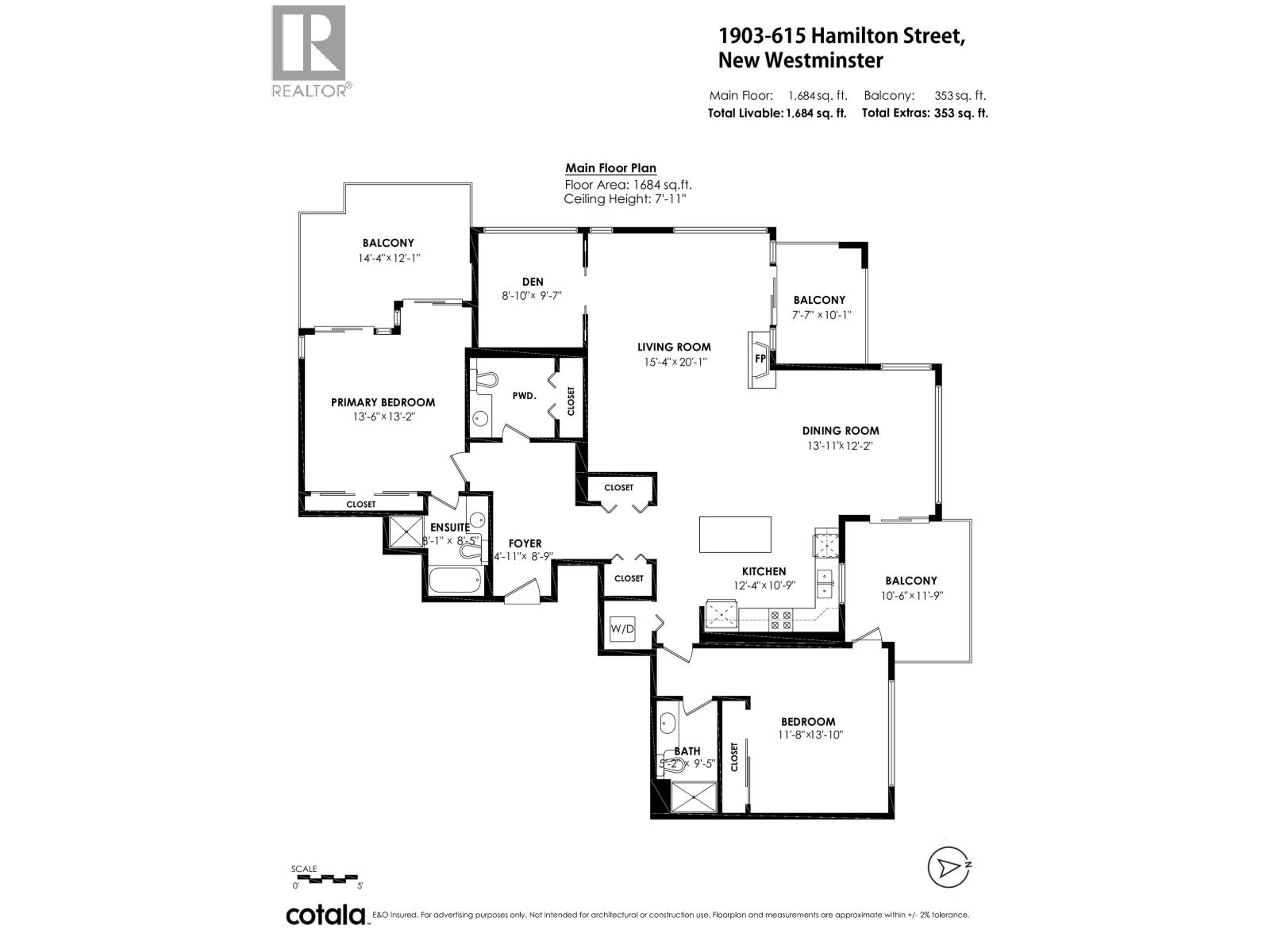 1903 615 Hamilton Street, New Westminster, British Columbia  V3M 7A7 - Photo 40 - R3027450