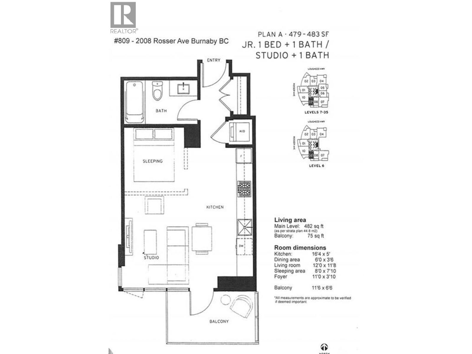 809 2008 Rosser Avenue, Burnaby, British Columbia  V5C 0H8 - Photo 23 - R3056229