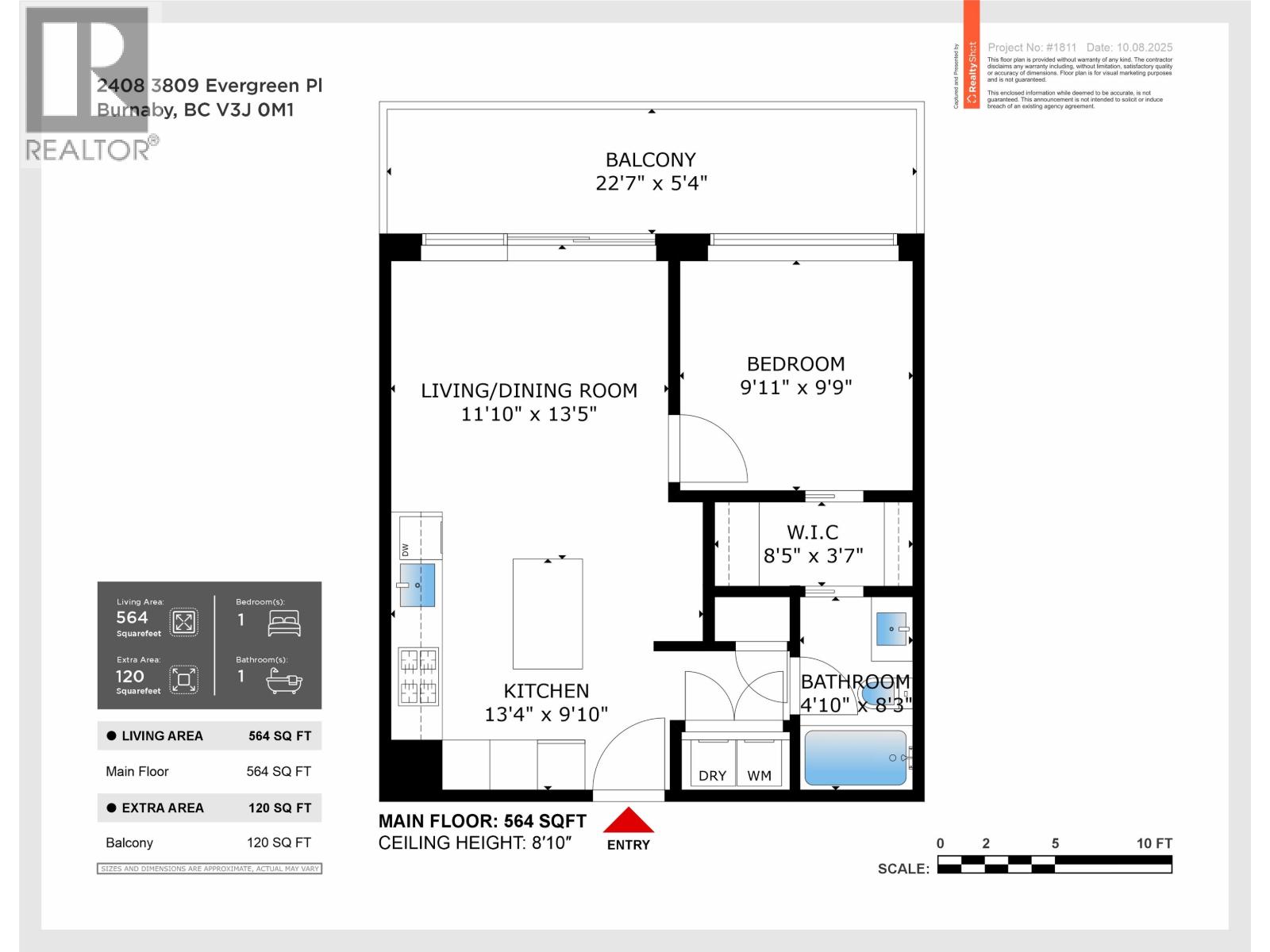 2408 3809 Evergreen Place, Burnaby, British Columbia  V3J 0M1 - Photo 27 - R3055676