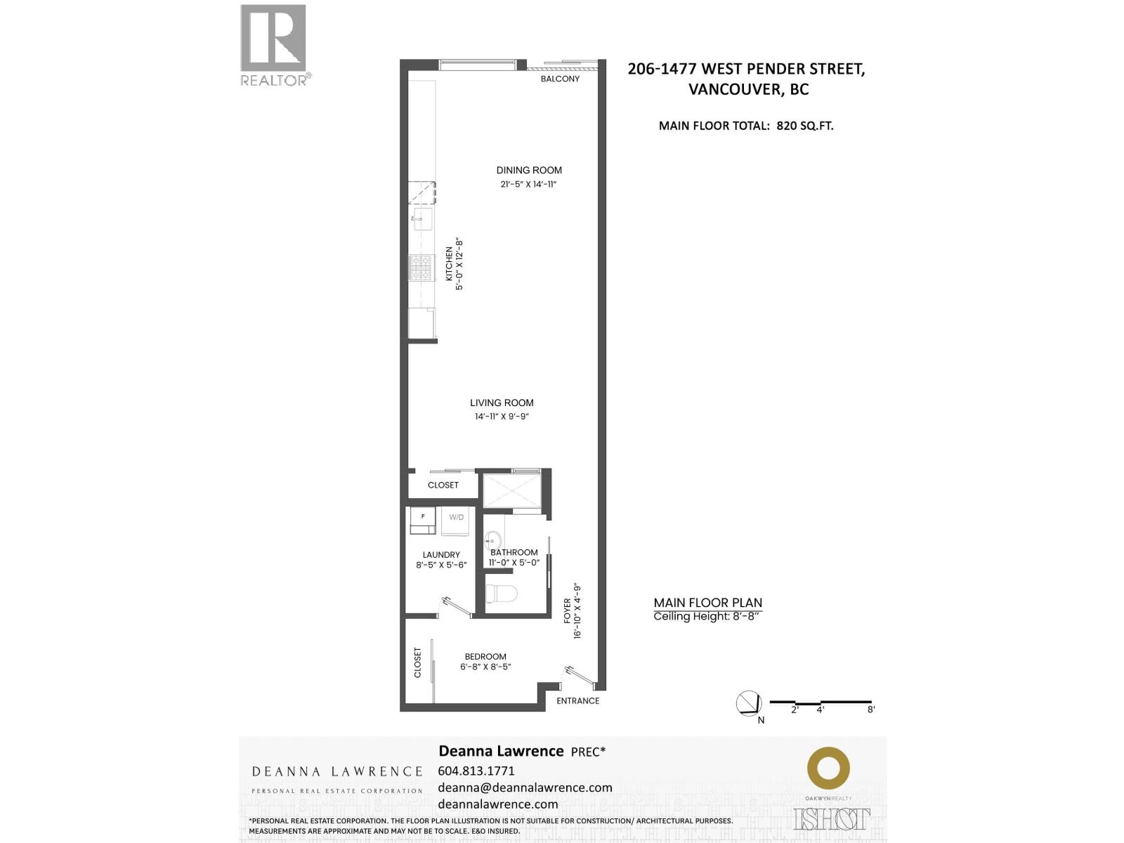 206 1477 W Pender Street, Vancouver, British Columbia  V6G 2S3 - Photo 24 - R3057312