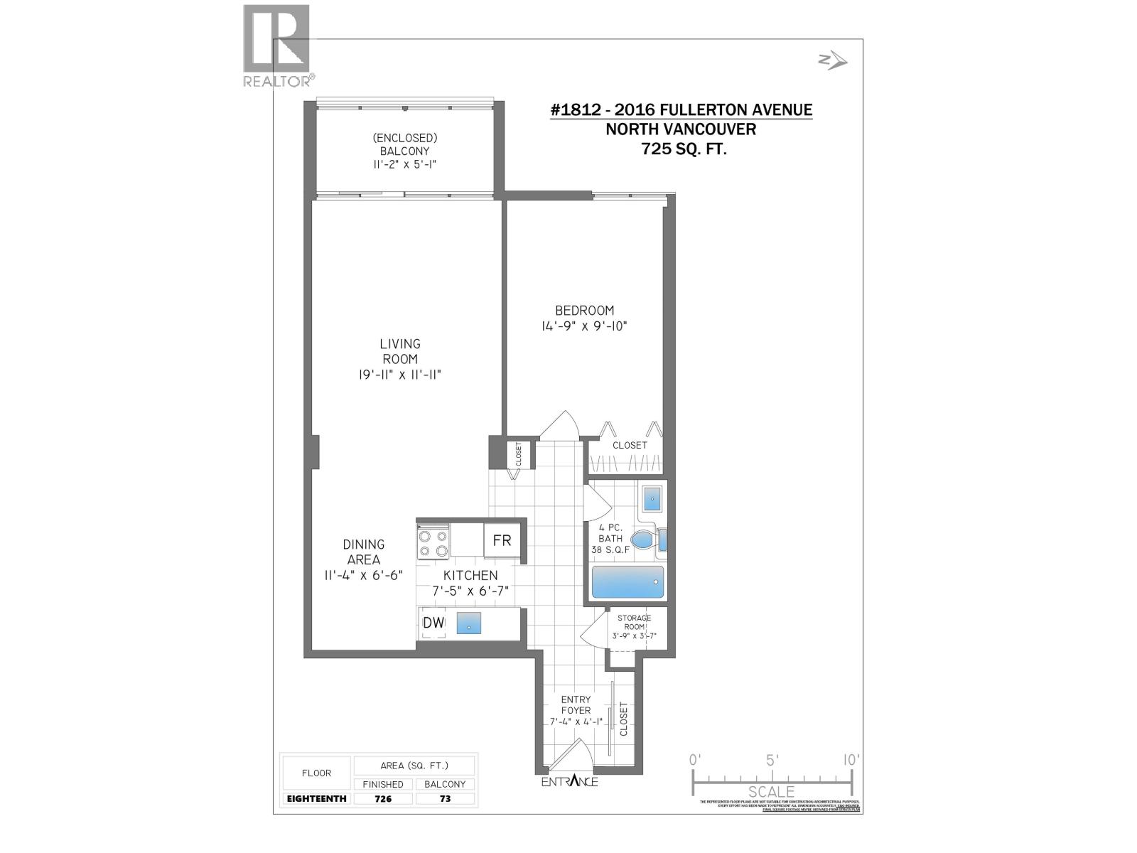 1812 2016 Fullerton Avenue, North Vancouver, British Columbia  V7P 3E6 - Photo 30 - R3054672