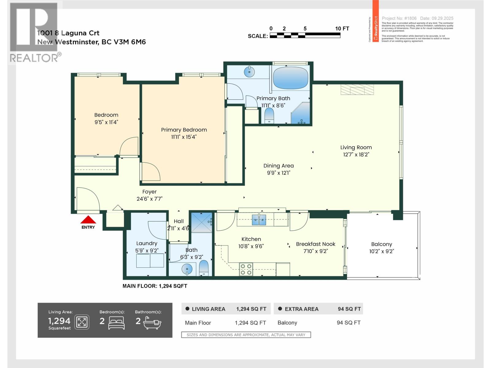 1001 8 Laguna Court, New Westminster, British Columbia  V3M 6M6 - Photo 39 - R3057305