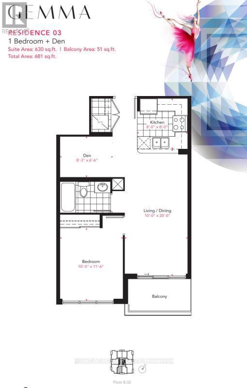 2403 - 15 Watergarden Drive, Mississauga, Ontario  L5R 0H4 - Photo 14 - W12456217