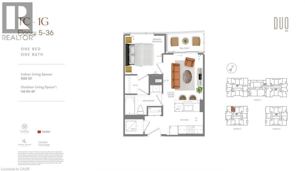 25 Wellington Street S Unit# 1107, Kitchener, Ontario  N2G 0G5 - Photo 25 - 40764656