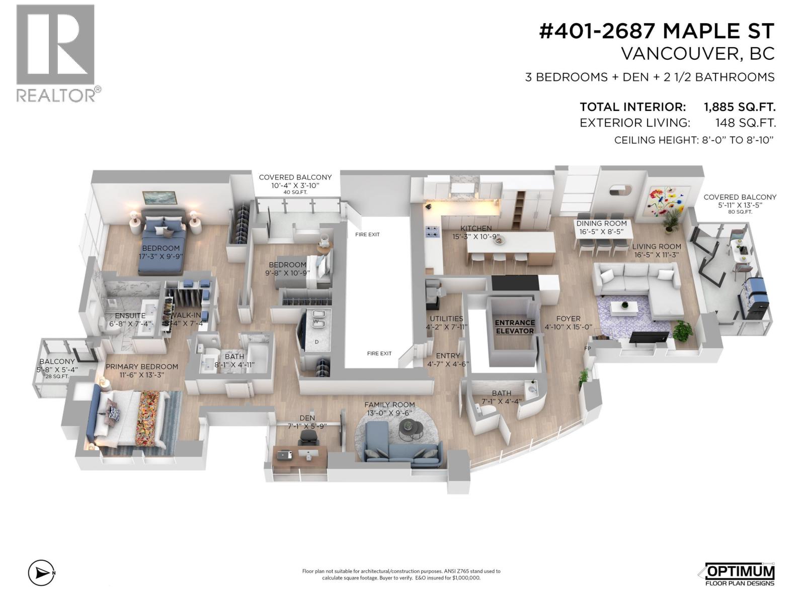 401 2687 Maple Street, Vancouver, British Columbia  V6J 3T7 - Photo 36 - R3057476
