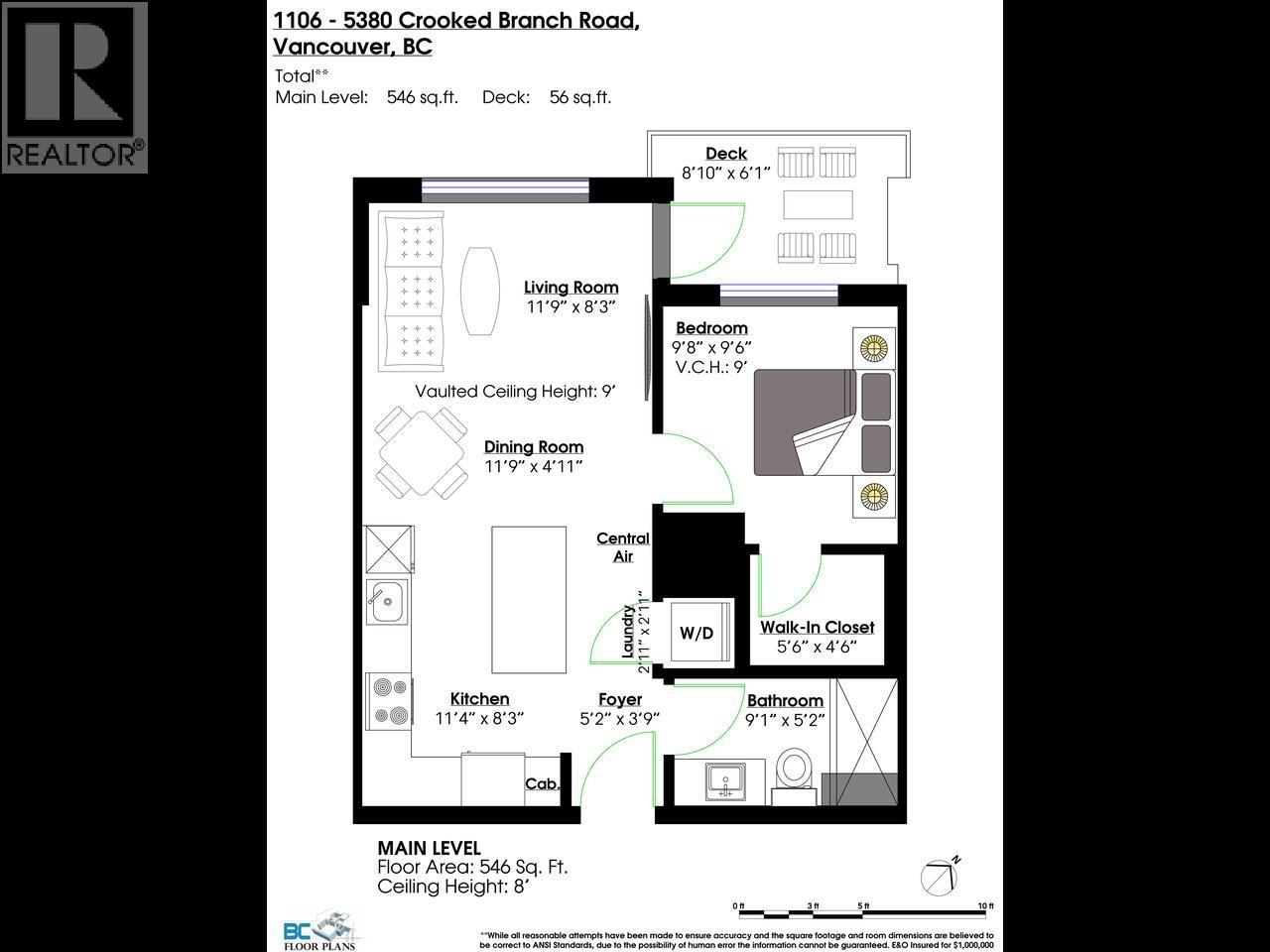 1106 5380 Crooked Branch Road, Vancouver, British Columbia  V6T 0E5 - Photo 21 - R3057583