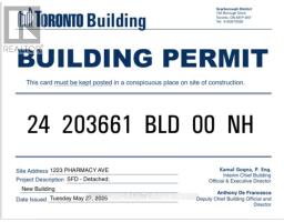 1223A PHARMACY AVENUE, Toronto, Ontario