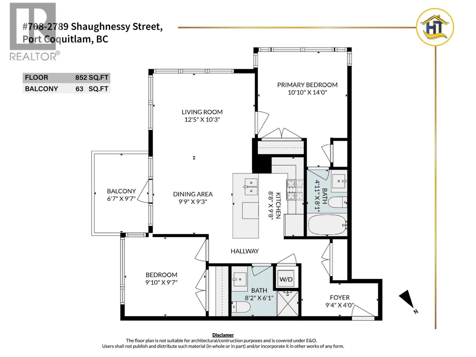 708 2789 Shaughnessy Street, Port Coquitlam, British Columbia  V3C 3G9 - Photo 15 - R3055873