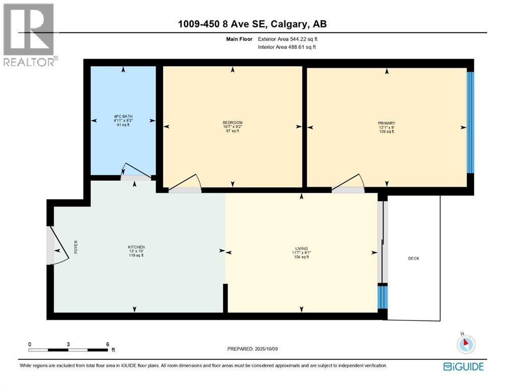 1009, 450 8 Avenue Se, Calgary, Alberta  T2G 1T2 - Photo 9 - A2263694