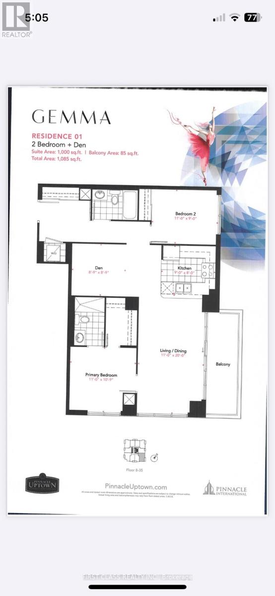 1201 - 15 Watergarden Drive, Mississauga, Ontario  L5R 1B2 - Photo 15 - W12459044