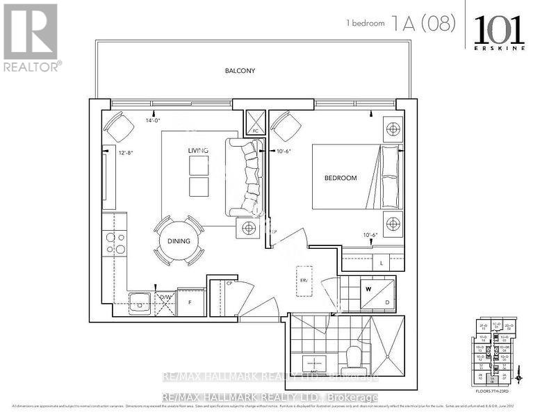 2208 - 101 Erskine Avenue, Toronto, Ontario  M4P 1Y5 - Photo 10 - C12459583