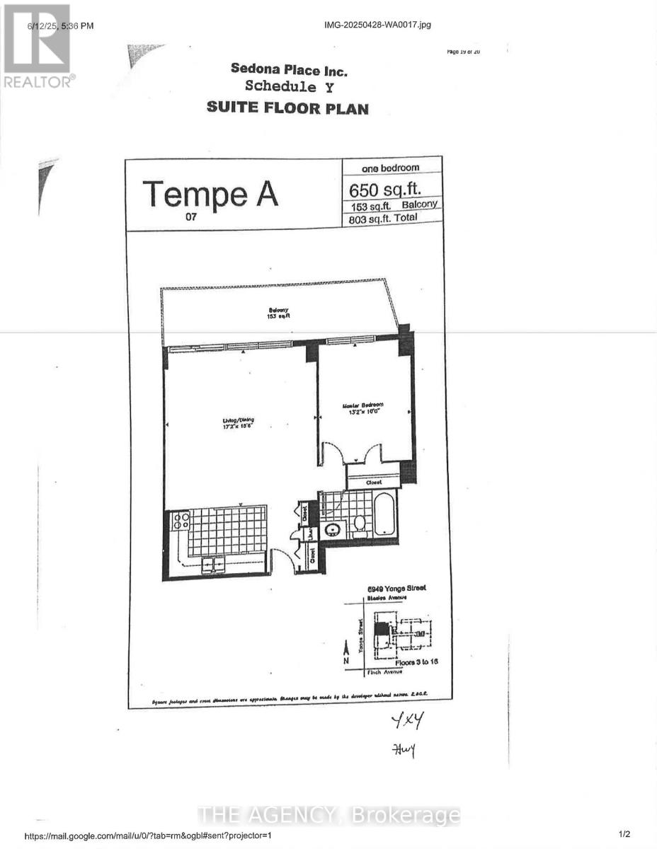 1207 - 5949 Yonge Street, Toronto, Ontario  M2M 3V8 - Photo 35 - C12457951