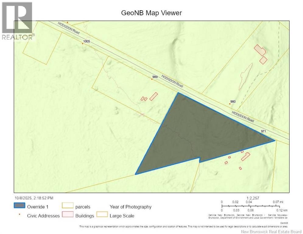 Lot Hodgdon Road, Mapledale, New Brunswick  E7M 4R2 - Photo 2 - NB109397