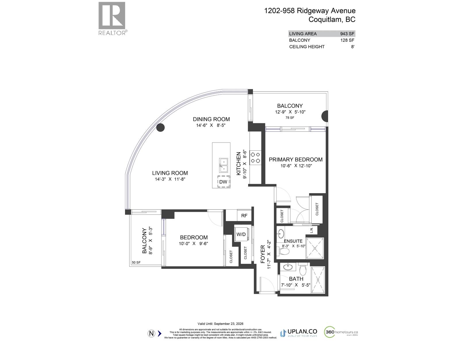 1202 958 Ridgeway Avenue, Coquitlam, British Columbia  V3K 0C5 - Photo 28 - R3053790