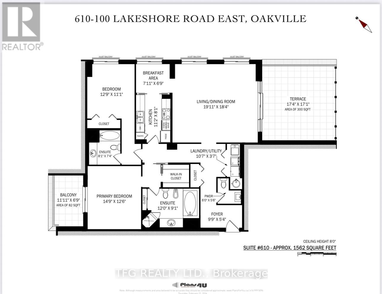 610 - 100 Lakeshore Road E, Oakville (Oo Old Oakville), Ontario  L6J 6M9 - Photo 37 - W12461202
