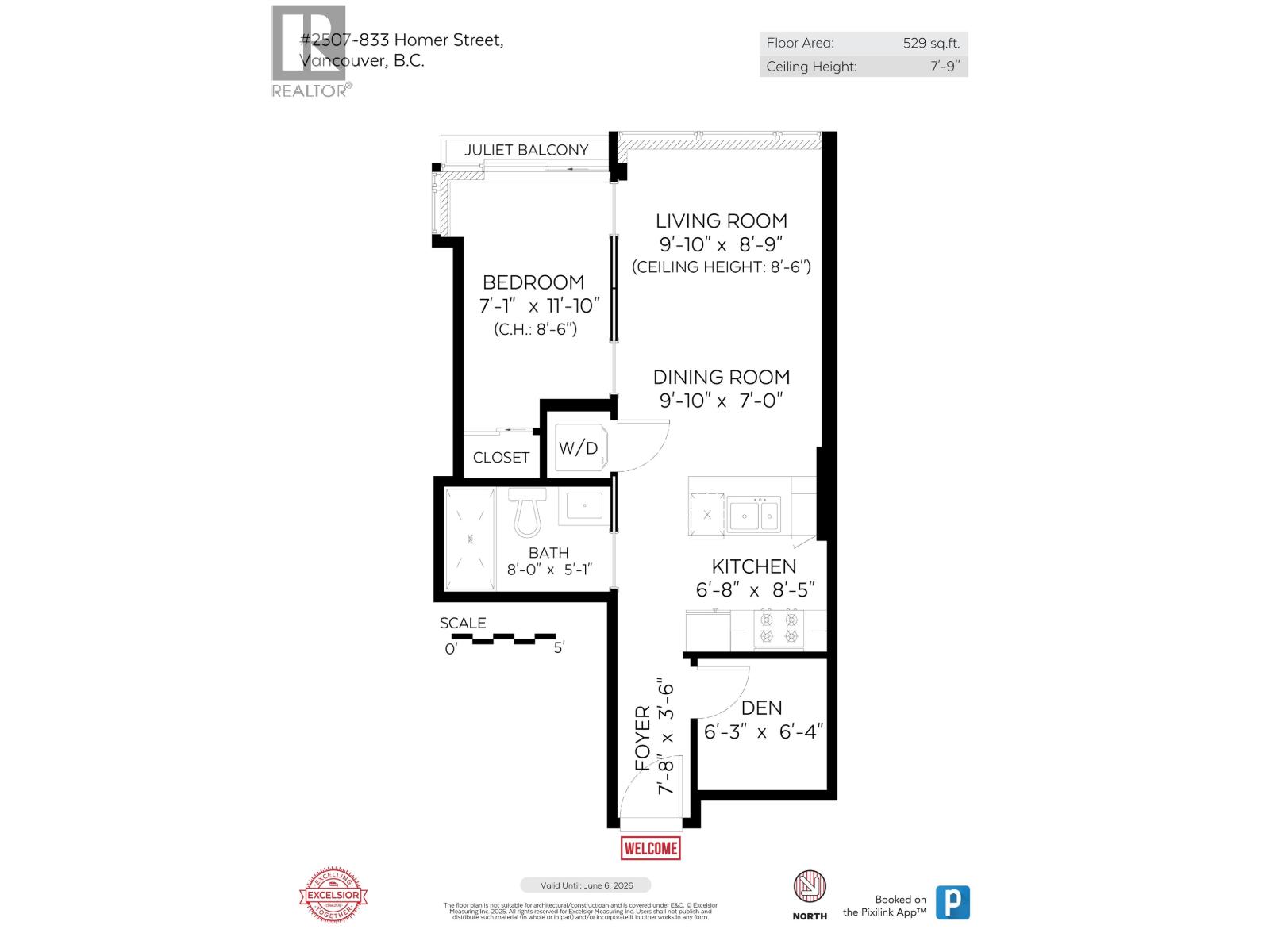 2507 833 Homer Street, Vancouver, British Columbia  V6B 0H4 - Photo 19 - R3057852