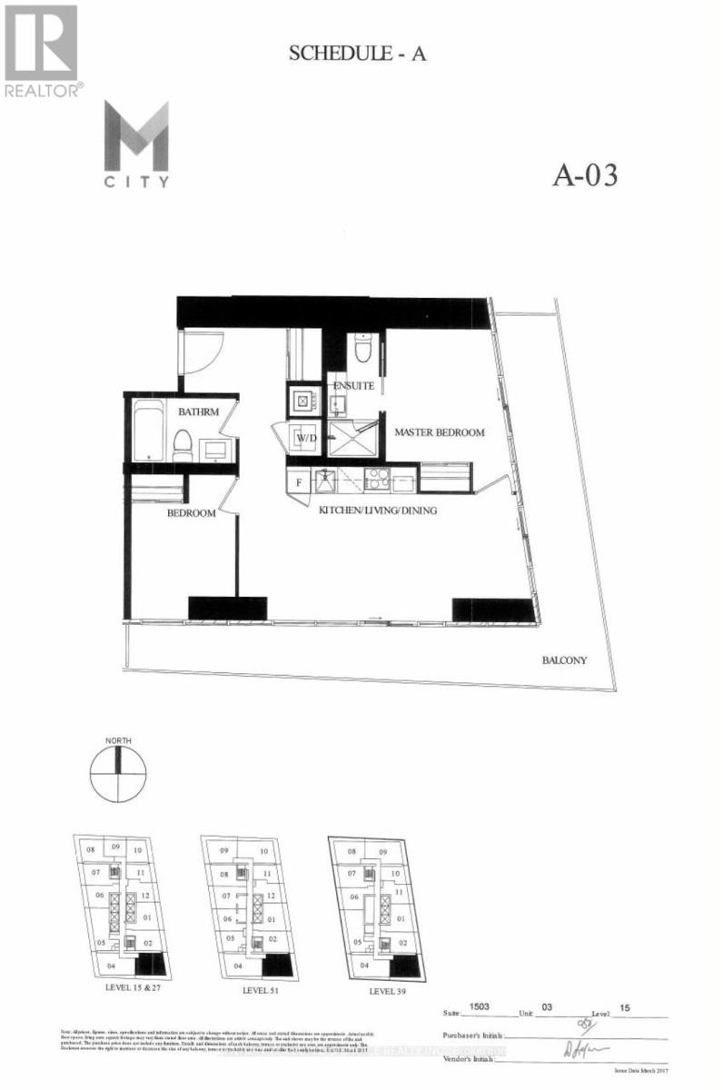 1503 - 3900 Confederation Parkway, Mississauga, Ontario  L5B 0M3 - Photo 26 - W12461861