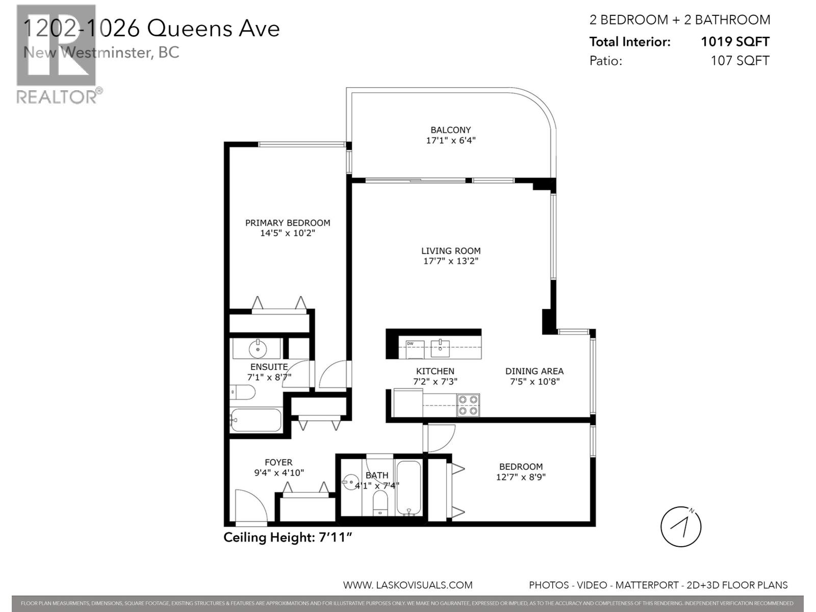 1202 1026 Queens Avenue, New Westminster, British Columbia  V3M 6B2 - Photo 37 - R3058454