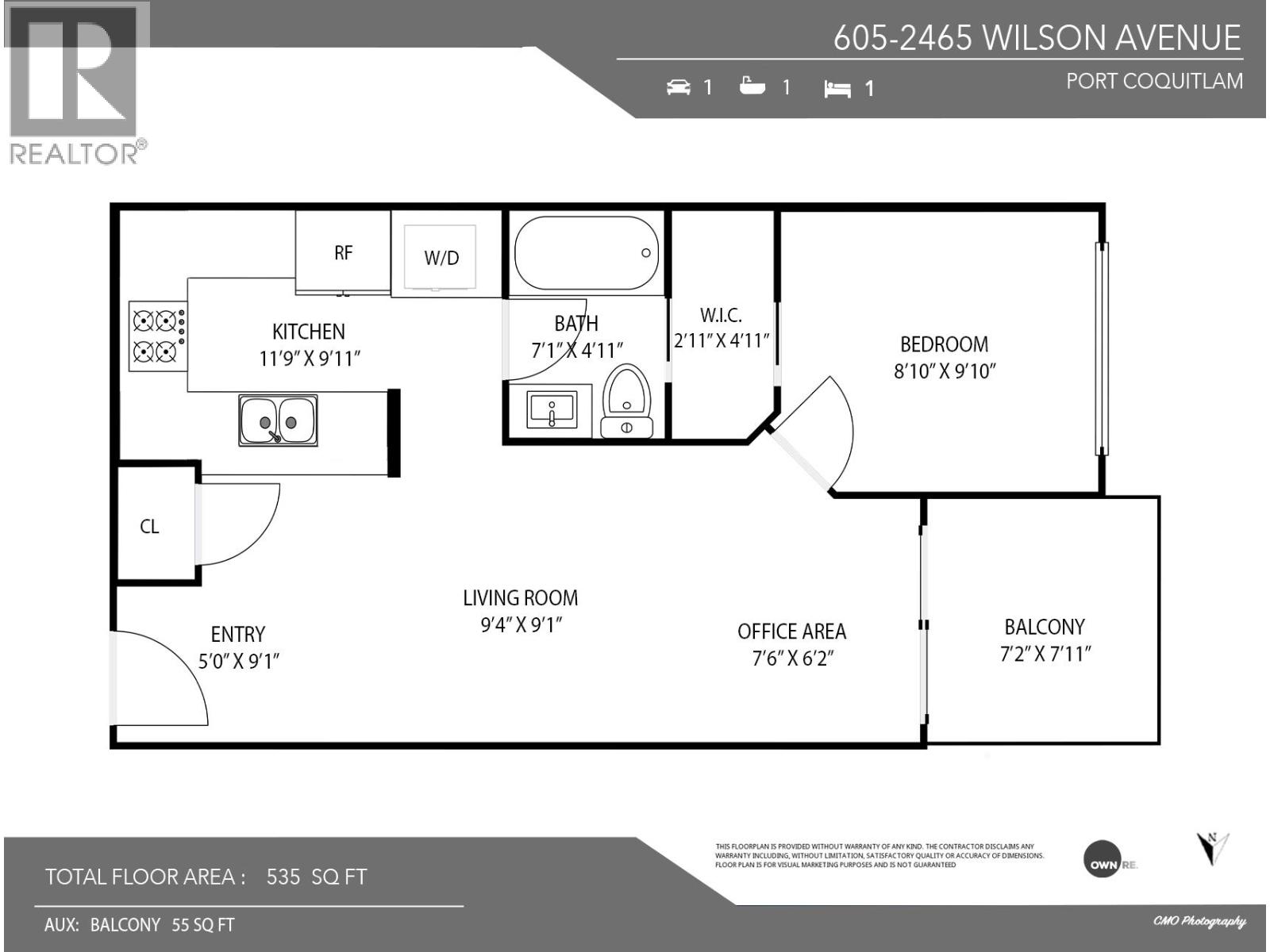 605 2465 Wilson Avenue, Port Coquitlam, British Columbia  V3C 0E6 - Photo 38 - R3058211