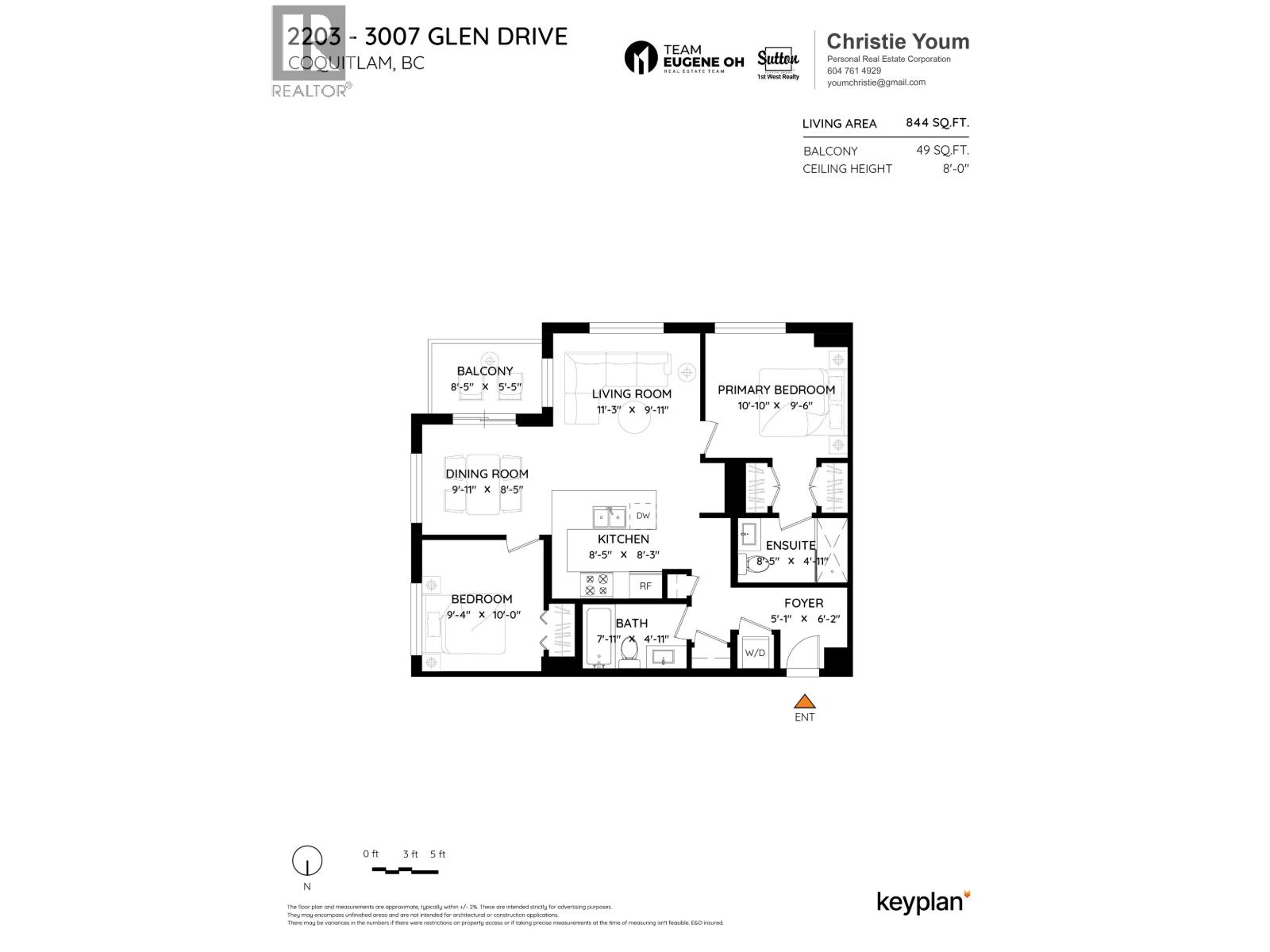 2203 3007 Glen Drive, Coquitlam, British Columbia  V3B 0L8 - Photo 33 - R3050612