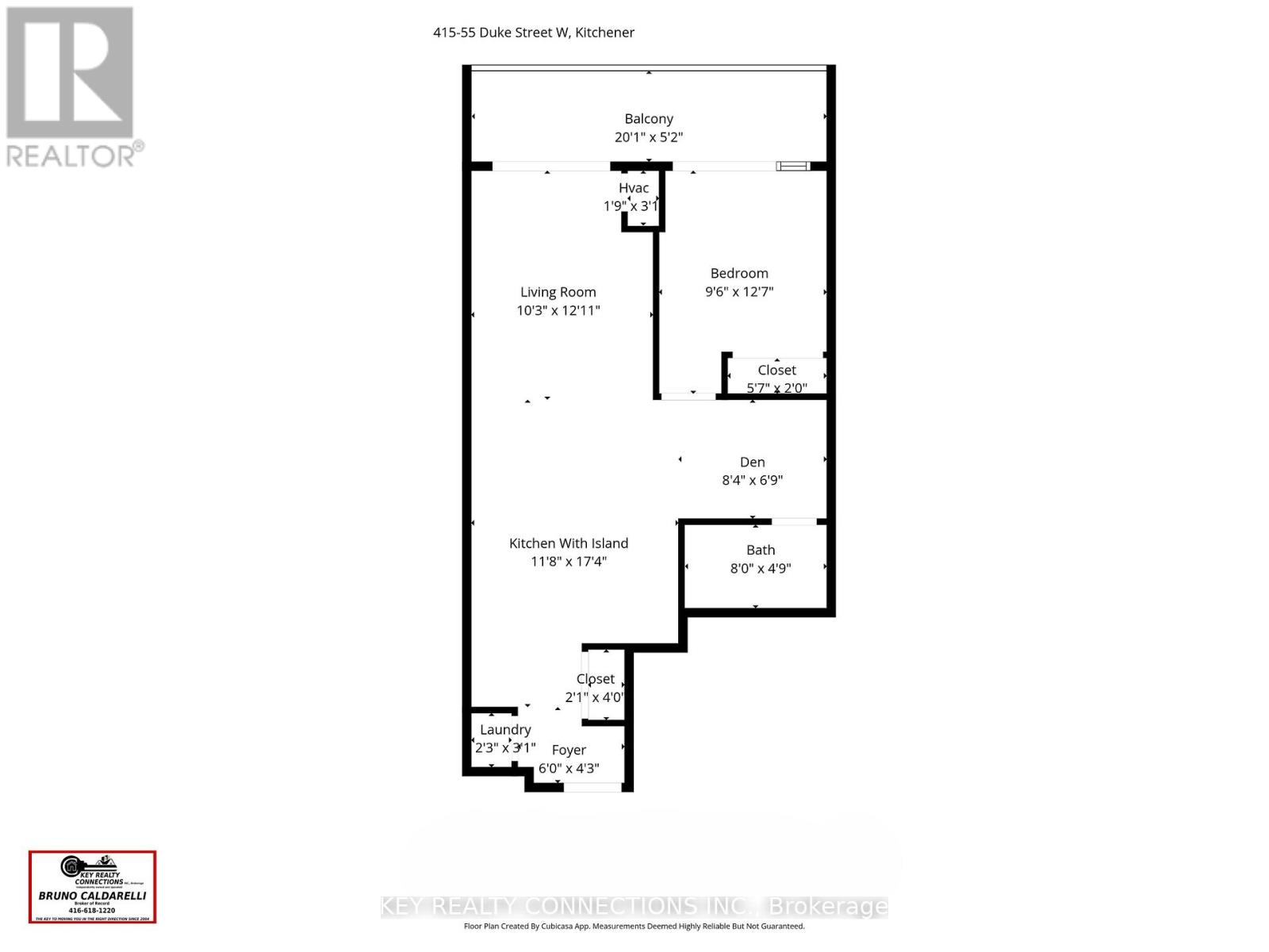415 - 55 Duke Street W, Kitchener, Ontario  N2X 3H9 - Photo 3 - X12462506