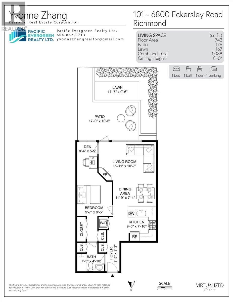 101 6800 Eckersley Road, Richmond, British Columbia  V6Y 0E7 - Photo 25 - R3058593