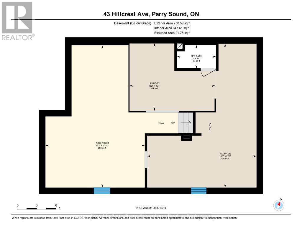 43 Hillcrest Avenue, Parry Sound, Ontario  P2A 1W9 - Photo 47 - X12463530
