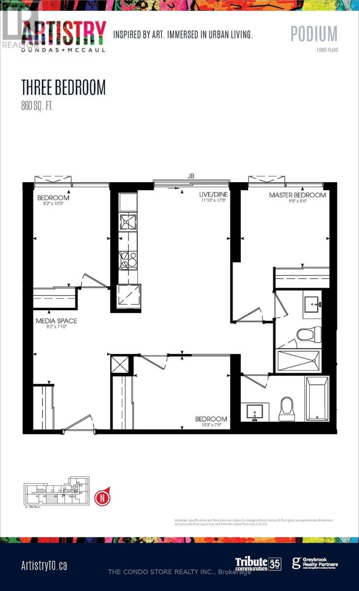 708 - 280 Dundas Street W, Toronto, Ontario  M5T 0E3 - Photo 2 - C12463884