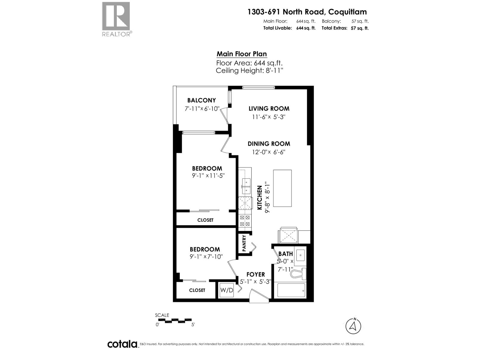 1303 691 North Road, Coquitlam, British Columbia  V3J 0H9 - Photo 28 - R3058927