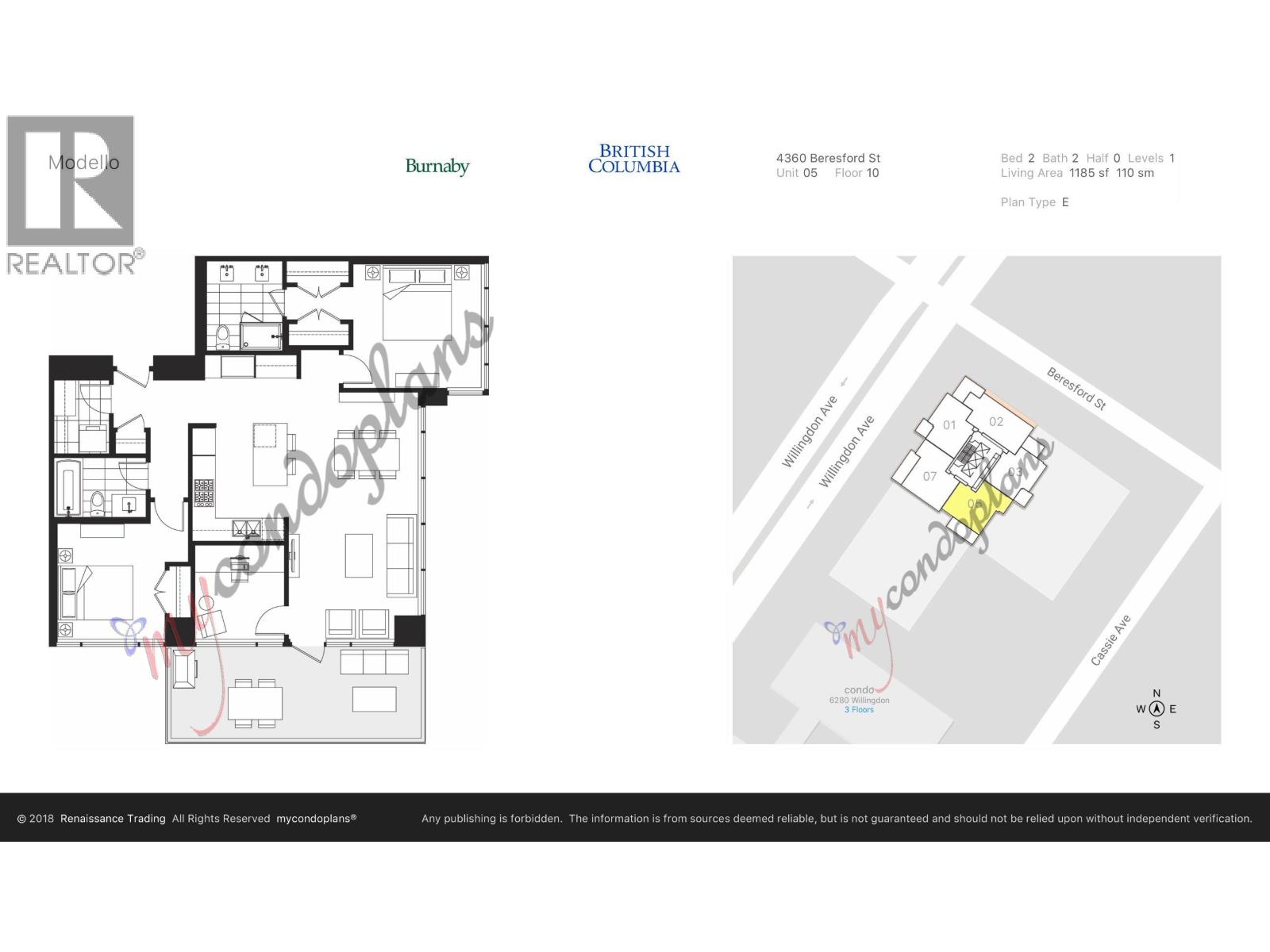 1005 4360 Beresford Street, Burnaby, British Columbia  V5H 0G2 - Photo 37 - R3058408