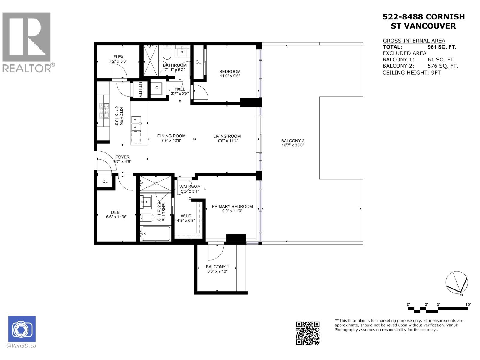 522 8488 Cornish Street, Vancouver, British Columbia  V6P 0C2 - Photo 26 - R3058821