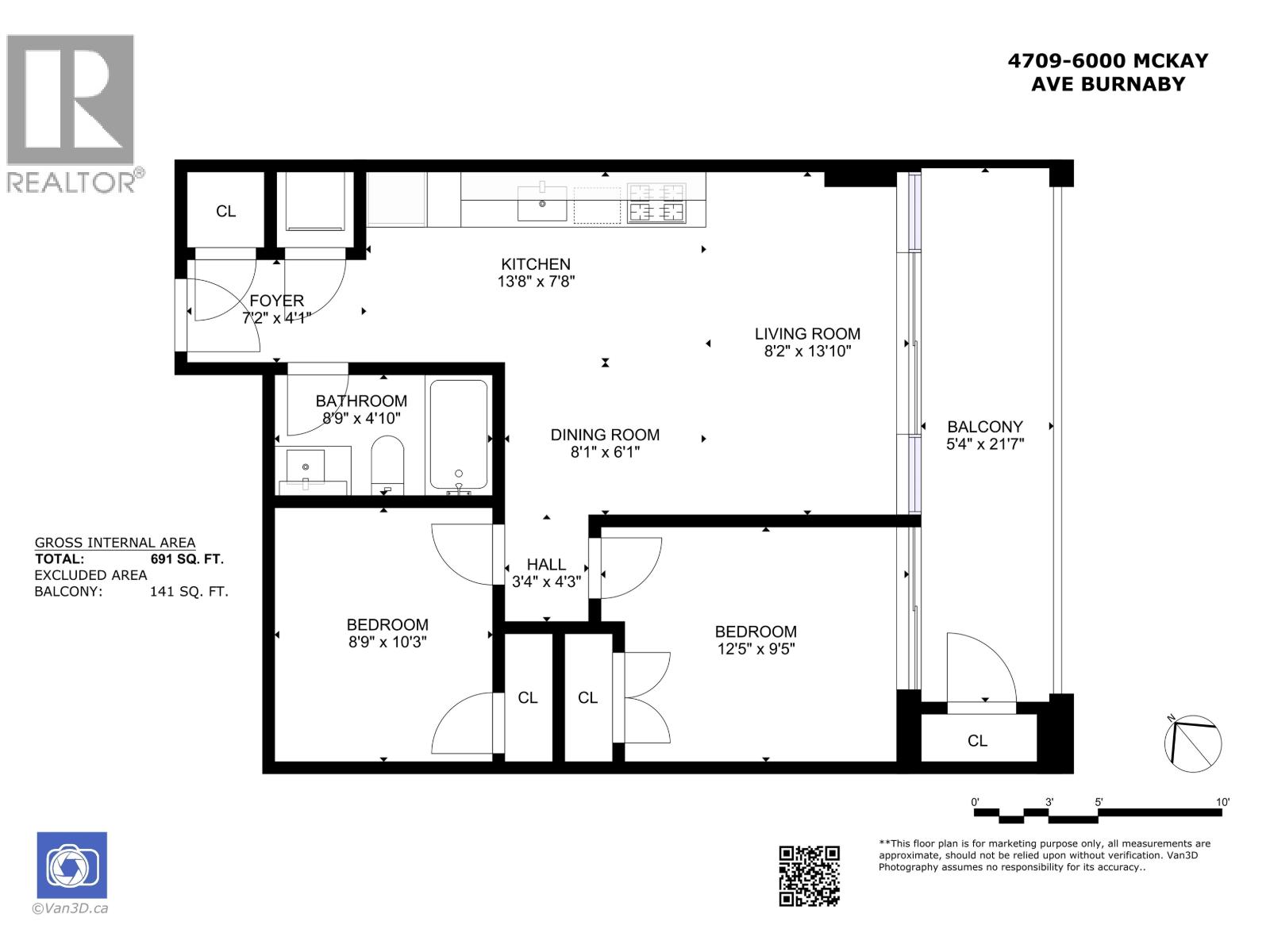 4709 6000 Mckay Avenue, Burnaby, British Columbia  V5H 0K2 - Photo 25 - R3058321