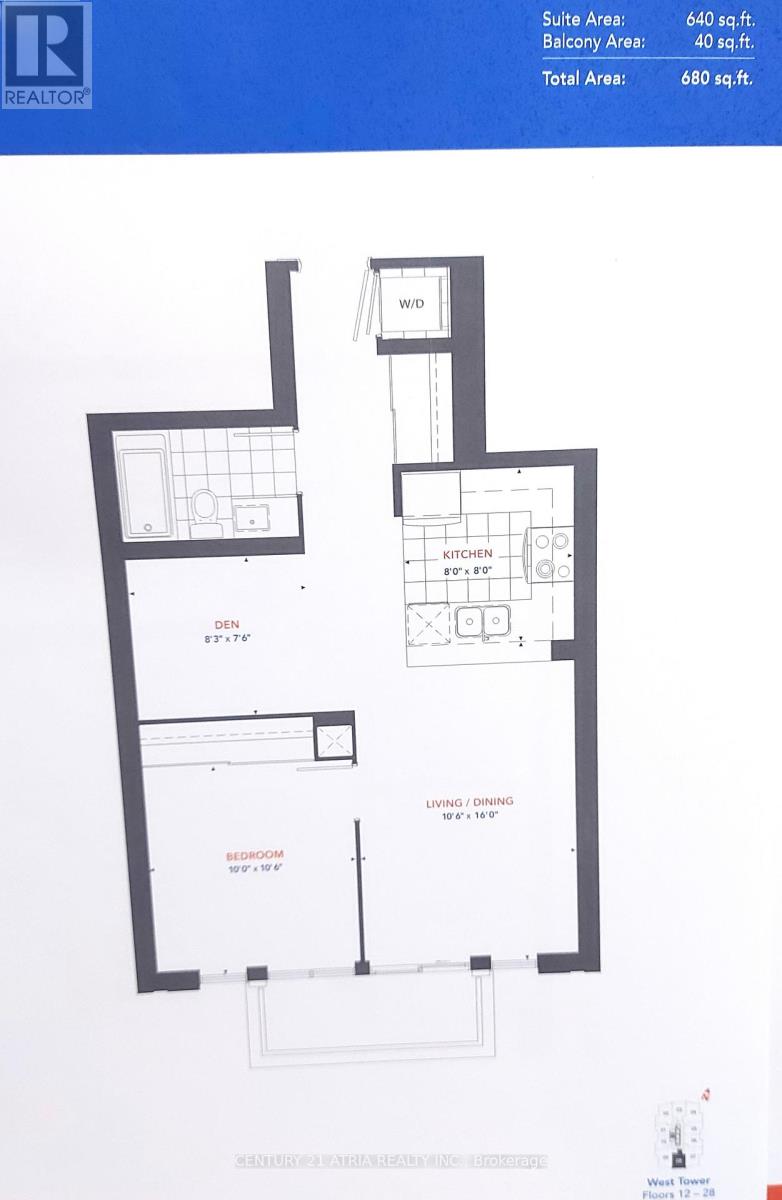 1608 - 3260 Sheppard Avenue W, Toronto, Ontario  M1T 3K3 - Photo 16 - E12467588