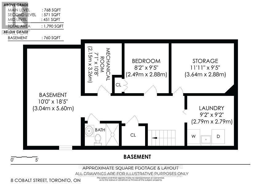 8 Cobalt Street, Toronto, Ontario  M6M 2K2 - Photo 11 - W12468455