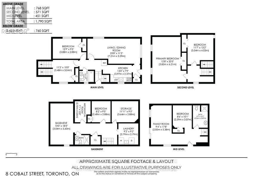 8 Cobalt Street, Toronto, Ontario  M6M 2K2 - Photo 7 - W12468455