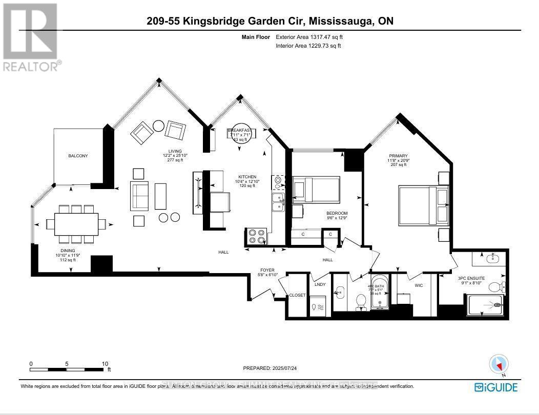209 - 55 Kingsbridge Garden Circle, Mississauga, Ontario  L5R 1Y1 - Photo 38 - W12469000