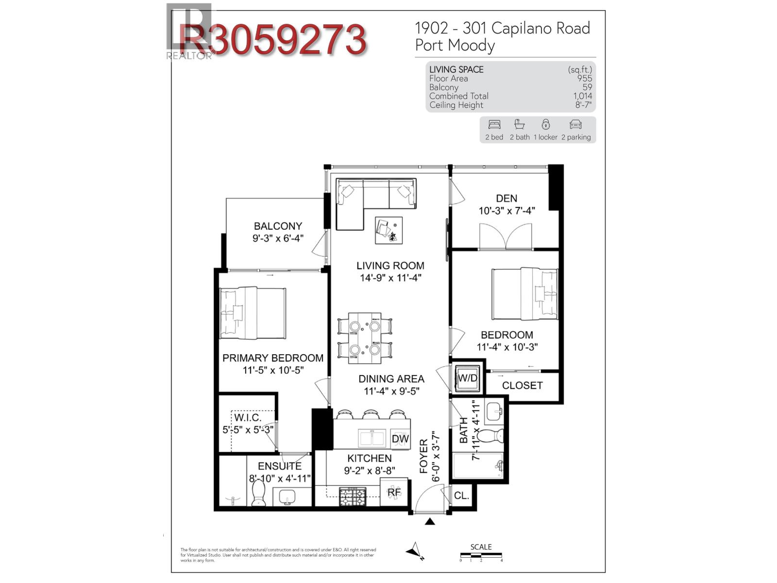 1902 301 Capilano Road, Port Moody, British Columbia  V3H 0G6 - Photo 38 - R3059273