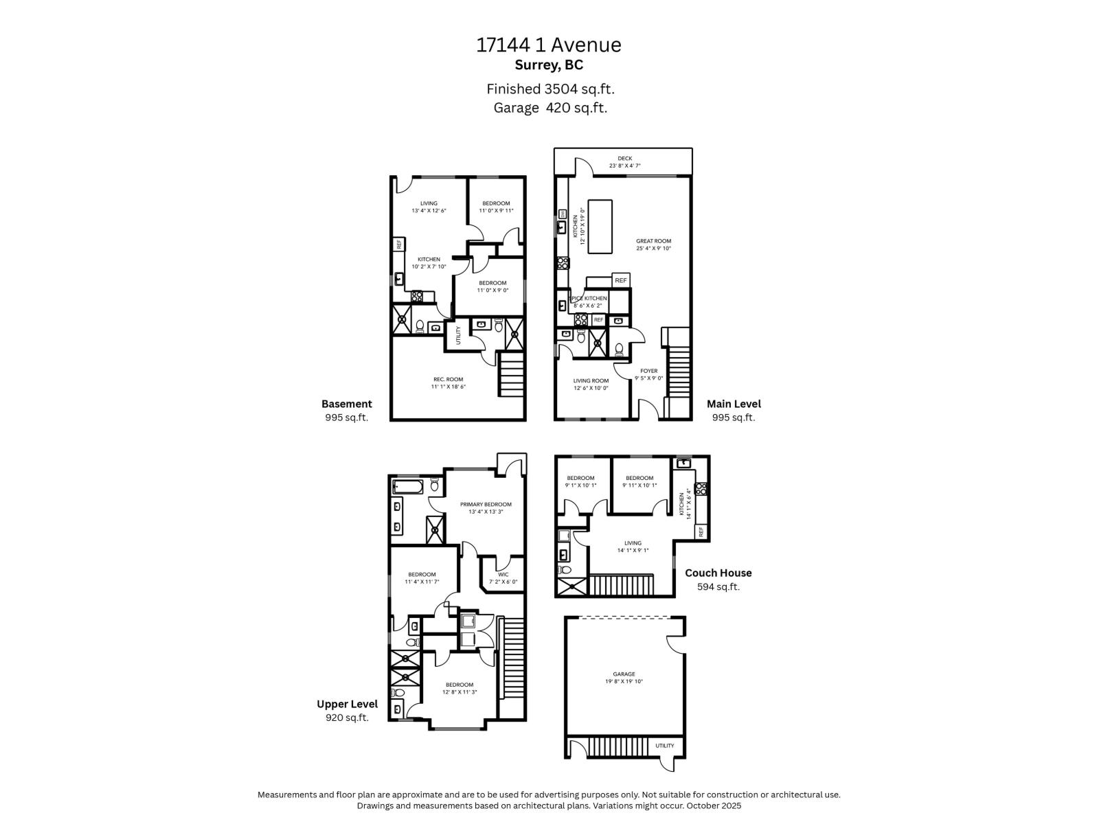 17144 1 Avenue, Surrey, British Columbia  V3Z 9R2 - Photo 3 - R3059565