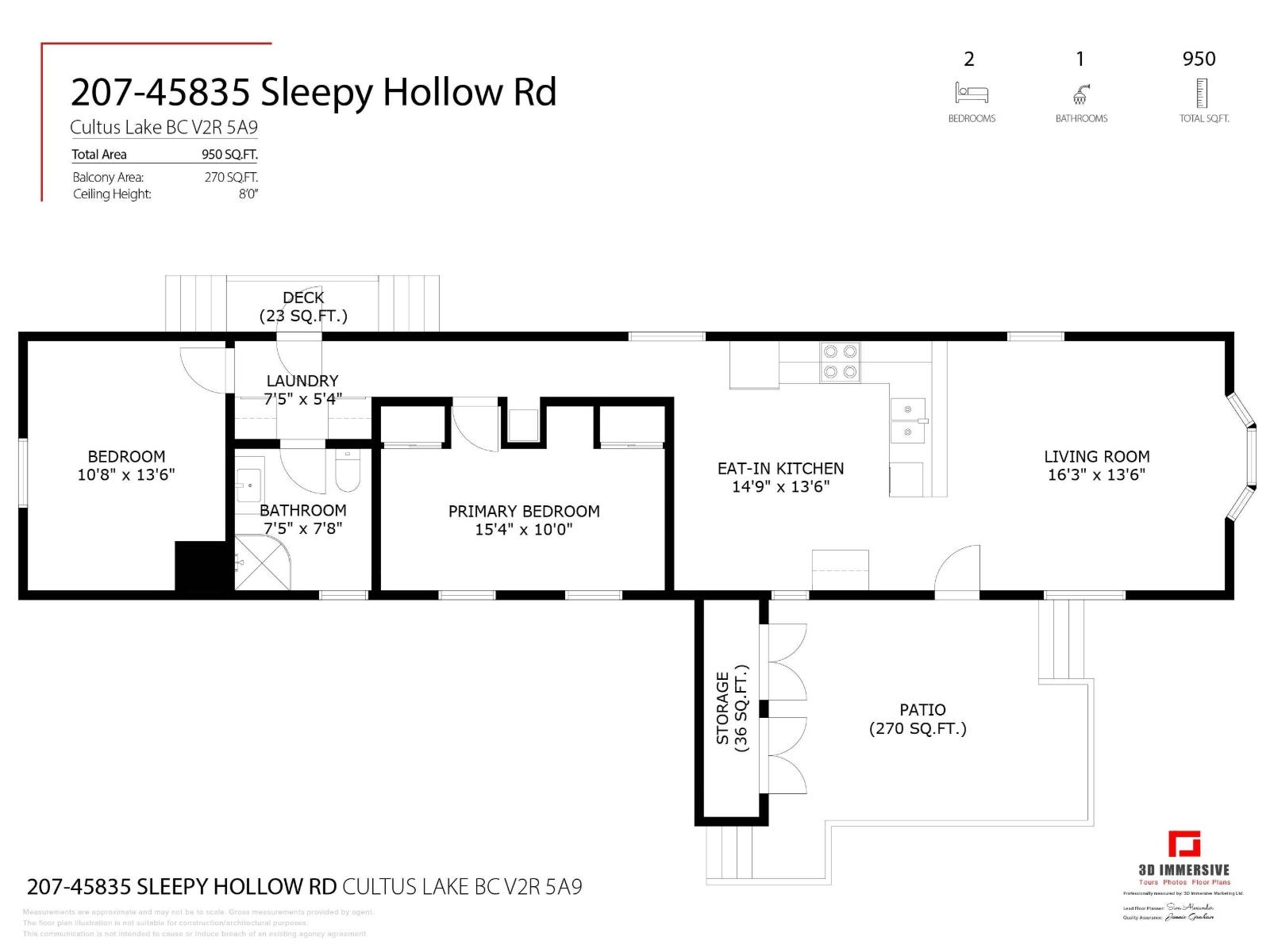 207 45835 Sleepy Hollow Road, Cultus Lake East, Cultus Lake, British Columbia  V2R 5A9 - Photo 31 - R3059505