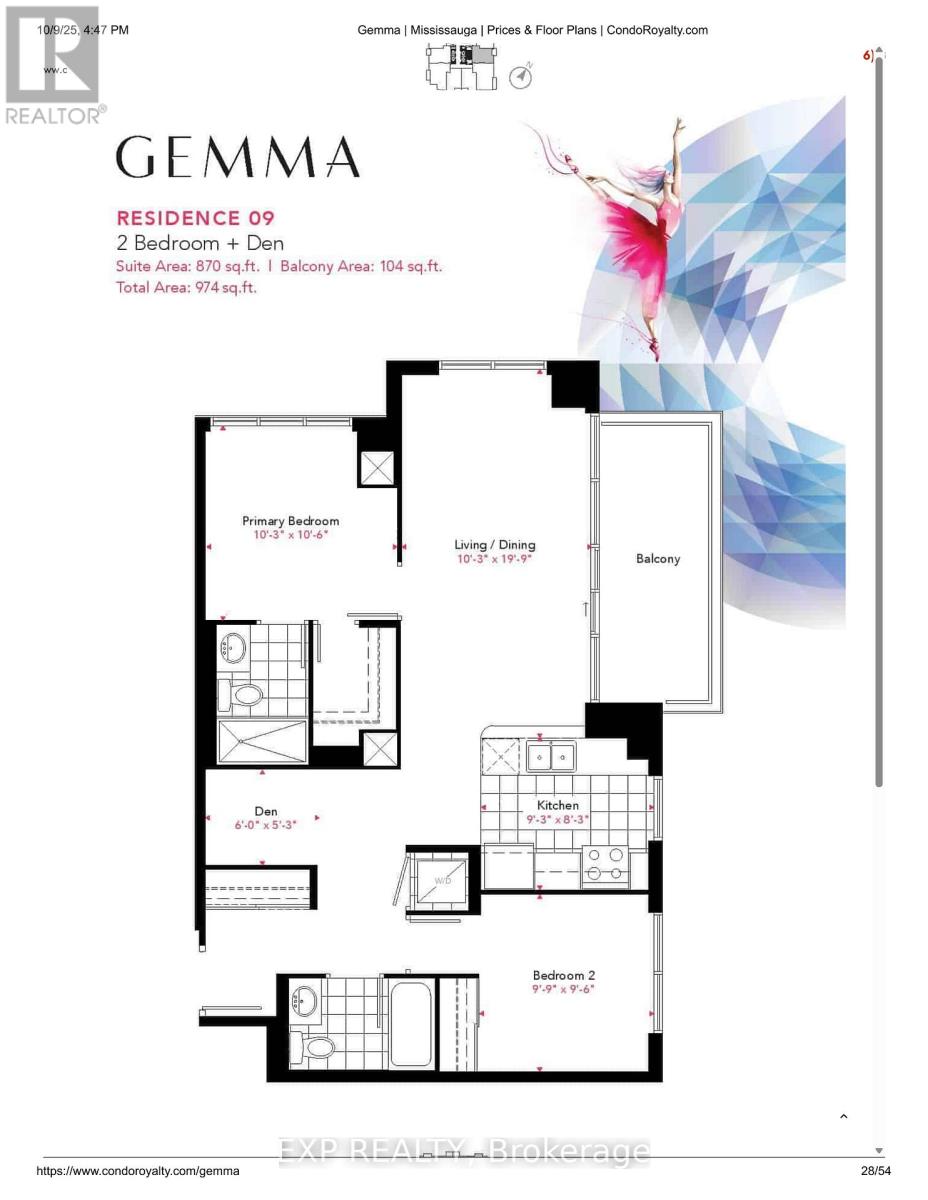 3608 - 15 Watergarden Drive, Mississauga, Ontario  L5R 0H4 - Photo 2 - W12469537