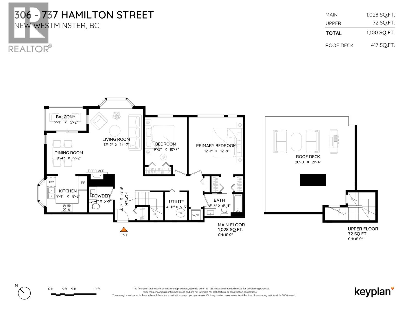 306 737 Hamilton Street, New Westminster, British Columbia  V3M 2M7 - Photo 2 - R3059669