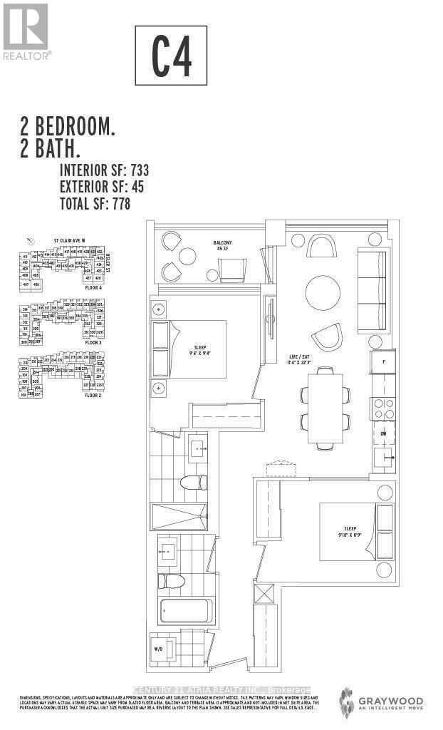 421 - 1787 ST.CLAIR AVENUE W, Toronto, Ontario