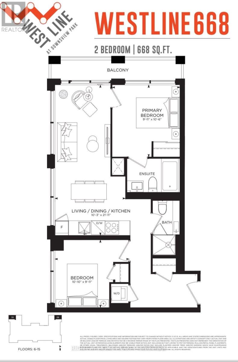 1508 - 1100 Sheppard Avenue W, Toronto, Ontario  M3J 0H1 - Photo 9 - W12470208