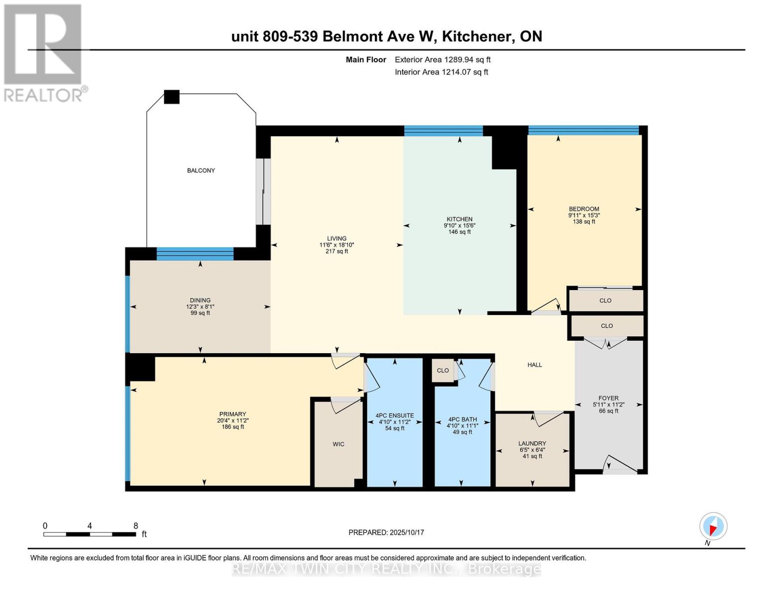 809 - 539 Belmont Avenue W, Kitchener, Ontario  N2M 0A2 - Photo 21 - X12471701