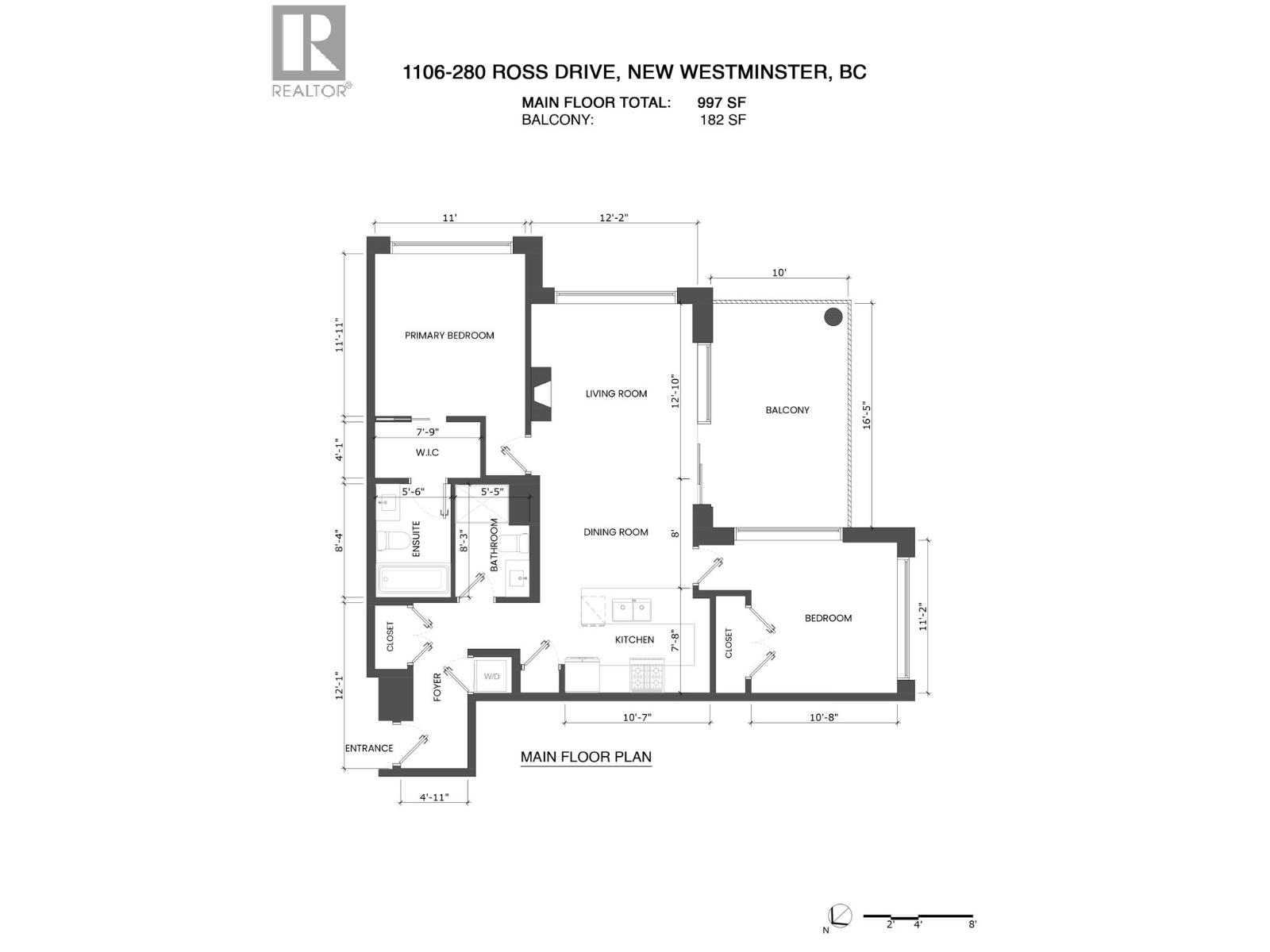 1106 280 Ross Drive, New Westminster, British Columbia  V3L 0C2 - Photo 22 - R3059907